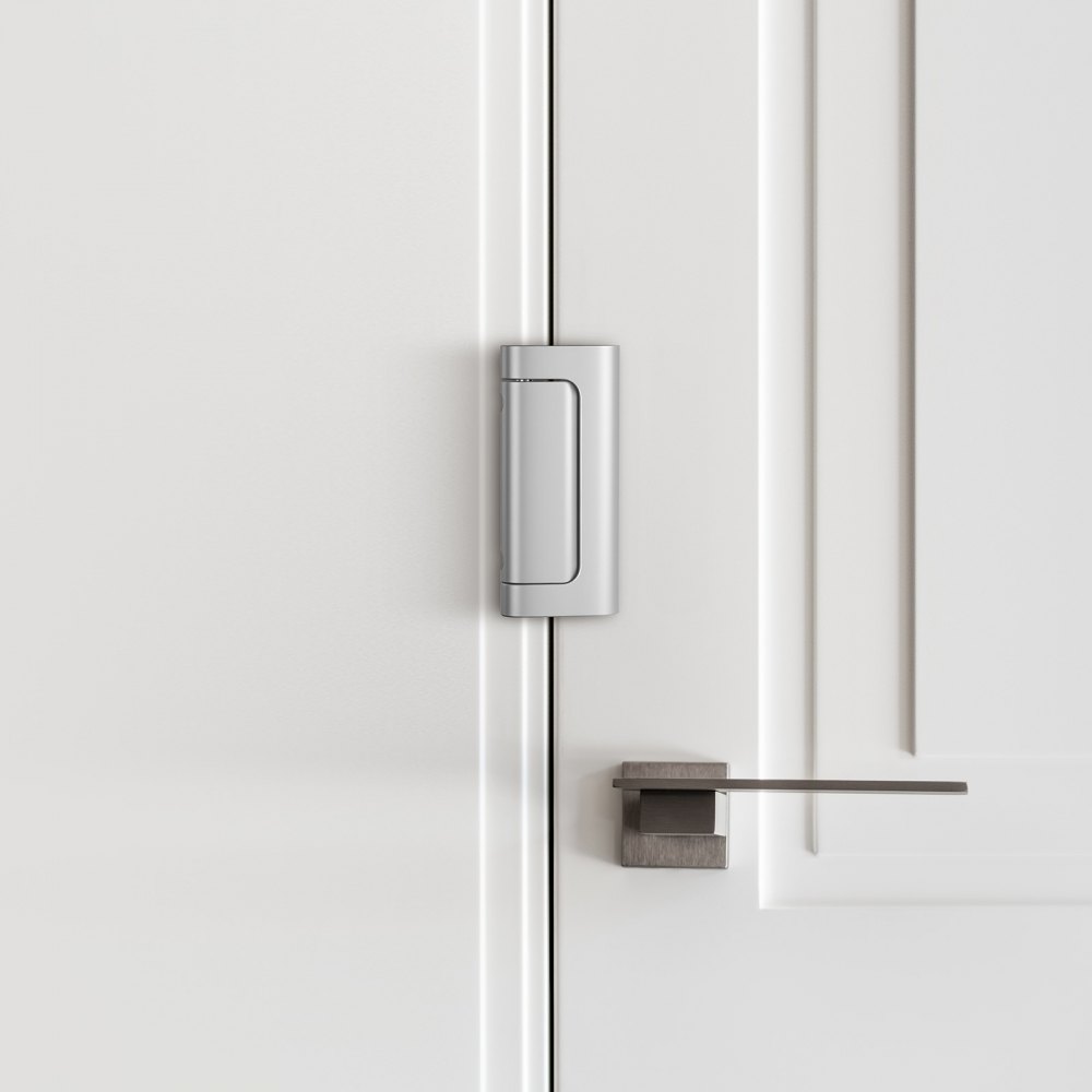 VEVOR Door Reinforcement Lock, 2 Pack Home Security Door Lock, with 3 Inch Stop Withstand 800 lbs of Force, with 8 Screws, for Inward-Opening, Aluminum Alloy, Add Extra High Security to Your Home