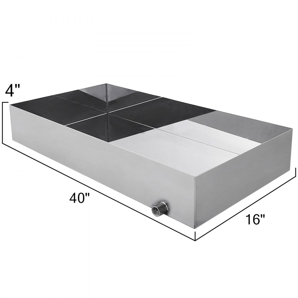 Maple Syrup Evaporator Pan 16”x 40”x 4” Sap Boiling Boiling Syrup Mirror Metal