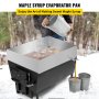 Maple Syrup Evaporator Pan 18”x 24”x 6” Kitchen Cookware 304 Preheater Pan