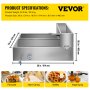 Evaporator Pan 2'x3' Divided Flow Maple Syrup Pan Kitchen Cookware W/valves