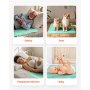 VEVOR Washable Underpads, 34 x 36-inch Reusable Bed Pads, Super Absorbent & Fast Drying Incontinence Bedwetting Pad for Bed Sofa and Mattress, Protective Pee Pads for Pet Adult Kid Elderly (6-Pack)