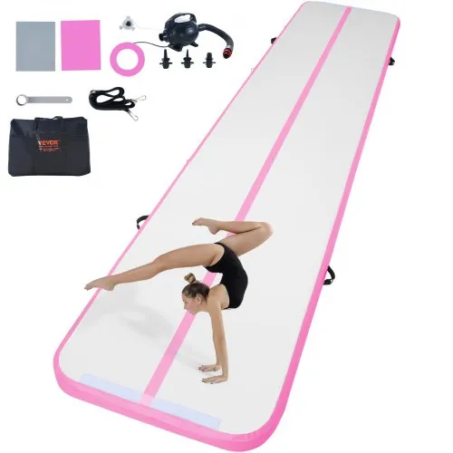 VEVOR Gymnastics Air Mat, inch Thickness Inflatable Gymnastics