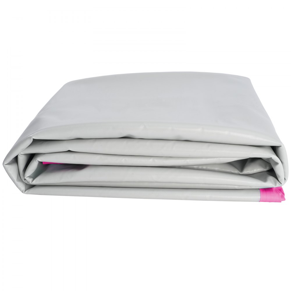 VEVOR Gymnastics Air Mat, 4 inch Thickness Inflatable Gymnastics Tumbling Mat, Tumble Track with Electric Pump, Training Mats for Home Use/Gym/Yoga/Cheerleading/Beach/Park/Water, 20 ft, Pink