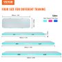 VEVOR Gymnastics Air Mat, 4 inch Thickness Inflatable Gymnastics Tumbling Mat, Tumble Track with Electric Pump, Training Mats for Home Use/Gym/Yoga/Cheerleading/Beach/Park/Water, 10 ft, Mint Green