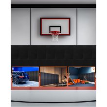 Gym Wall Padding Durable Waterproof Basketball Mat 2" Thick Foam Court Garage