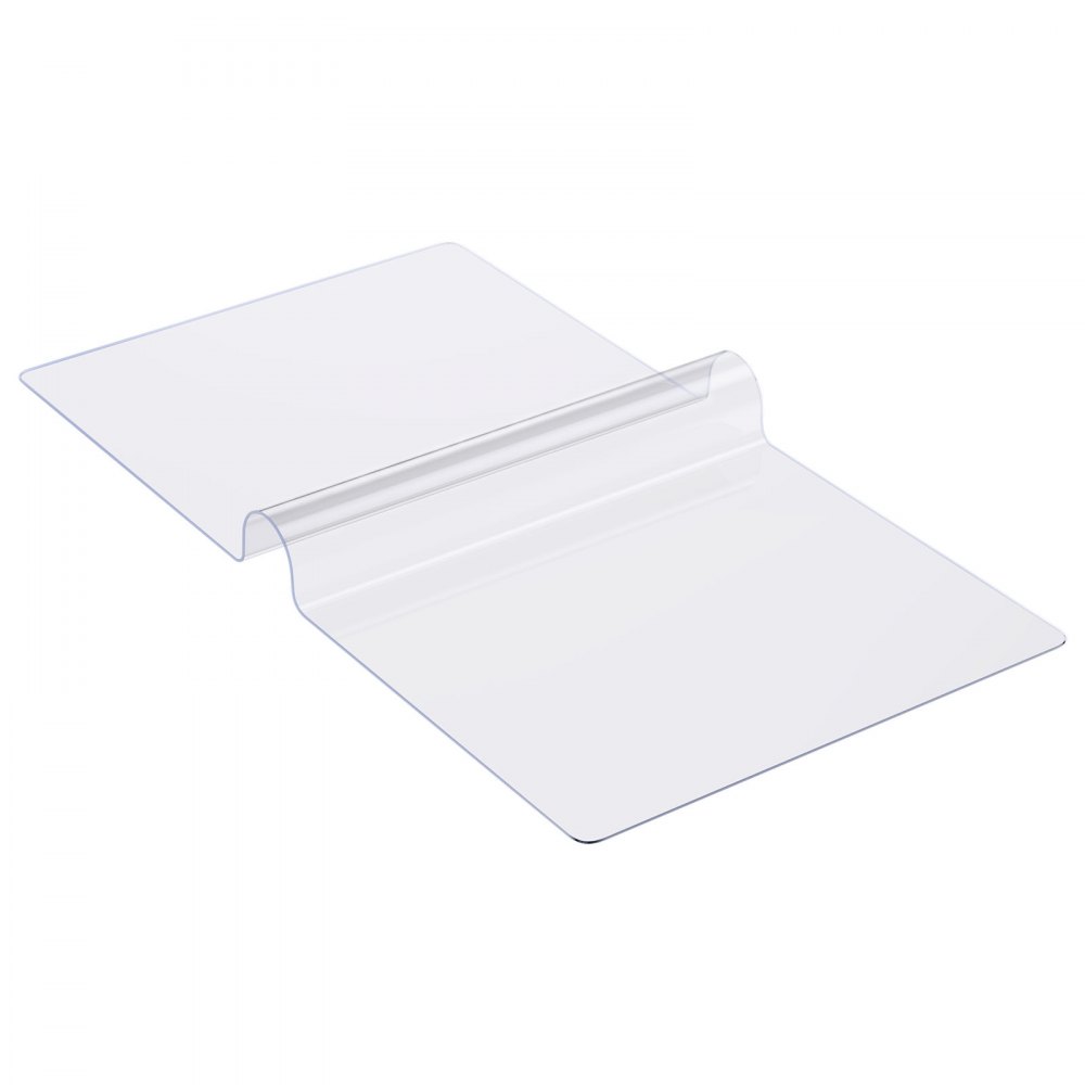 VEVOR Plastic Table Cover, 24 x 48 Inch 2.0 mm Thick Clear Table Protector, Rectangle PVC Desk Mat, Waterproof & Easy Cleaning Desk Pad Tablecloth, for Office Dresser Dining Room Table Night Stand