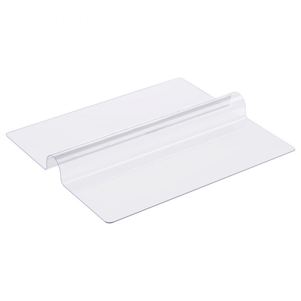 VEVOR Plastic Table Cover, 54 x 54 Inch 1.5 mm Thick Clear Table Protector, Square PVC Desk Mat, Waterproof & Easy Cleaning Desk Pad Tablecloth, for Office Dresser Dining Room Table Night Stand