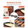 Hot Pot with Grill 2200W 2-in-1 Electric Smokeless Grill Hot Pot for 1-6 People