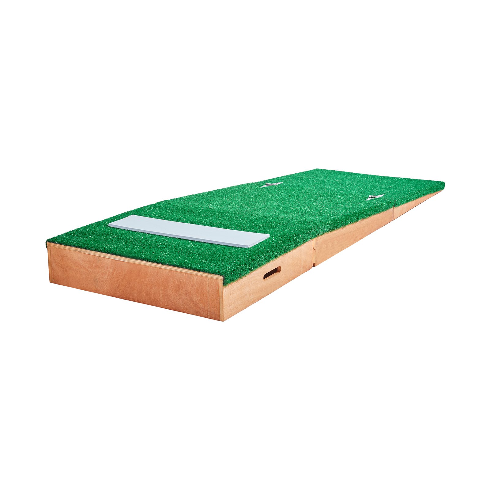 VEVOR Pitching Mound, Portable Baseball Pitcher's Mound, 85 in Indoor Outdoor Pitching Practice and Training Equipment, Softball Pitching Aids with Antifade Turf, Pitching Rubber, Adjustable Base