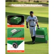 VEVOR 90 in Pitching Mound Portable Pitcher Mound Baseball Softball Training