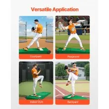 VEVOR 90 in Pitching Mound Portable Pitcher Mound Baseball Softball Training