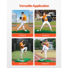 77 in Pitching Mound Portable Pitcher Mound Baseball Softball Outdoor Training