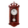 VEVOR Grandfather Clock, 23.2 in Classic Vintage Pendulum Clock, Pine Wood & MDF Wall Clocks with Quartz Movement and Quiet Design, for Living Room, Bedroom, Home Decor & Gift (Cherry Tone Finish)