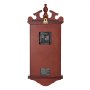 VEVOR Grandfather Clock, 23.2 in Classic Vintage Pendulum Clock, Pine Wood & MDF Wall Clocks with Quartz Movement and Quiet Design, for Living Room, Bedroom, Home Decor & Gift (Cherry Tone Finish)