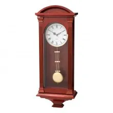 Grandfather Clock Vintage Pendulum Wall Clock 26.7 in with Quartz Movement
