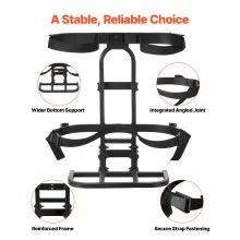 Upgraded Golf Cart Rear Seat Bag Holder 27.8 x 16.1 x 30.9 Inch Carbon Steel
