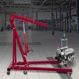 Gato hidráulico/neumático de brazo largo VEVOR, capacidad de 8 toneladas/17363 libras, con bomba de pistón simple y base de horquilla, elevador manual con asa, para grúas de taller/garaje, elevador de motor, rojo