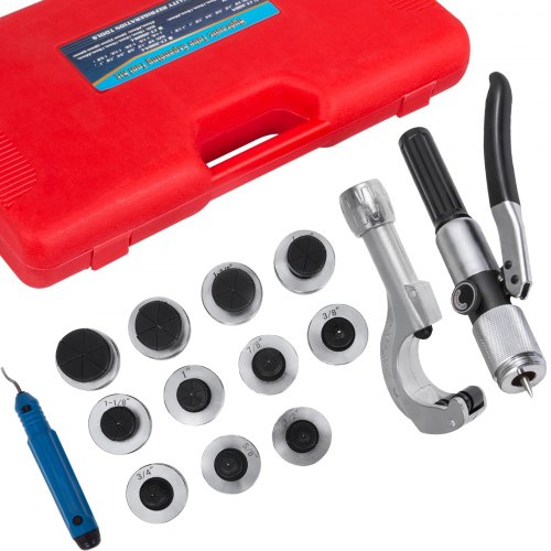 11 Lever Hydraulic Tube Tubing Expander 3/8"-1-5/8" 10mm-42mm Hvac Tools Punches