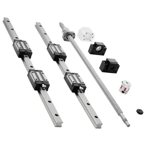 Lineaarjuhikute komplekt HGR20, 2x 600 mm rööpad, 1x kuulkruvi