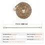 VEVOR G80 Transport Binder Chain, 5/16" x 14.2' Tow Chain with Clevis Grab Hooks, 4900 lbs Safe Working Load, Heavy Duty Trailer Logging Chain for Transporting Towing Truck Tie Down Binding Equipment