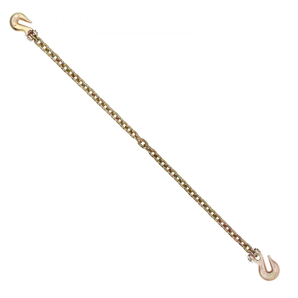 VEVOR Binder Chain G80 Tie Down Tow Chain with Two Hooks 5/16" x 10.3' 4900 lbs