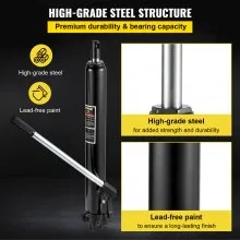 VEVOR 3 Ton Long Ram Hydraulic Jack Manual Single Pump Engine Lift Cherry Picker