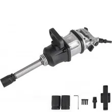 VEVOR 1 Inch Heavy Duty Pneumatic Impact Wrench 3800 Nm?2804ft.lbs? AIR Impact Wrench with 8Inch Extended Anvil Impact Wrench Gun