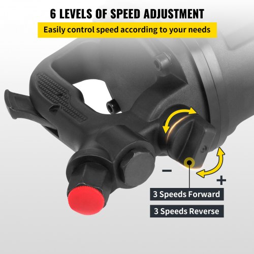VEVOR 1 Inch Heavy Duty Pneumatic Impact Wrench 5800 Nm?4280ft.lbs? AIR Impact Wrench with 8Inch Extended Anvil Impact Wrench Gun Free speed 3200 rpm with 2 Sleeve