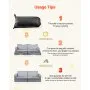 VEVOR Modular Kids Play Couch, Sectional Toddler Sofa with Armrests, 28D Sponge & Short Pile, Convertible Kids Modular Couch DIY Creative Combination for Playroom, Bedroom, Living Room, 14 Pcs, Gray
