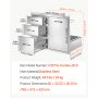 VEVOR Outdoor Kitchen Drawer Combo, 57.2 x 52.1 x 76.2 cm (WxHxD), Propane, for BBQ Island Storage, Patio Bars and Grill Station, with Handle, Built-In BBQ Island Drawers Organize Cookware Accessories