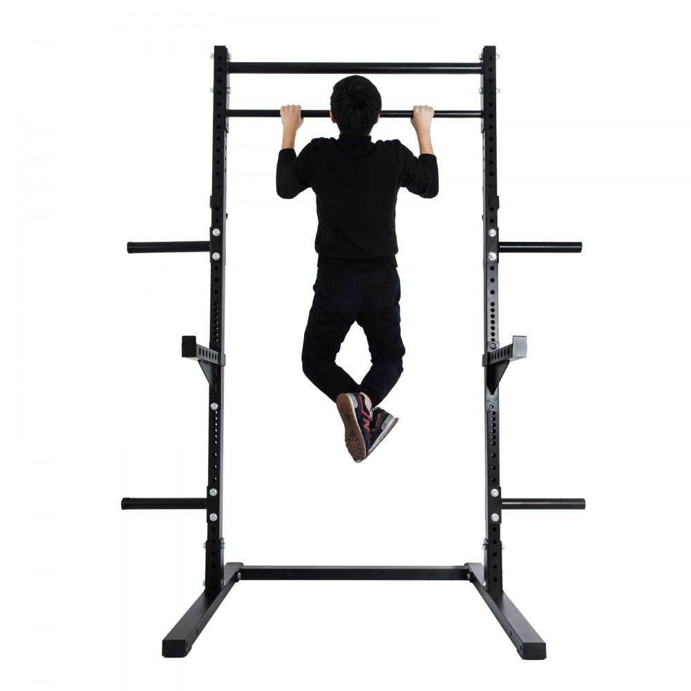 Power Rack Weight lifting Deep Squat Stand Strength Fitness Pull Up Press Cage