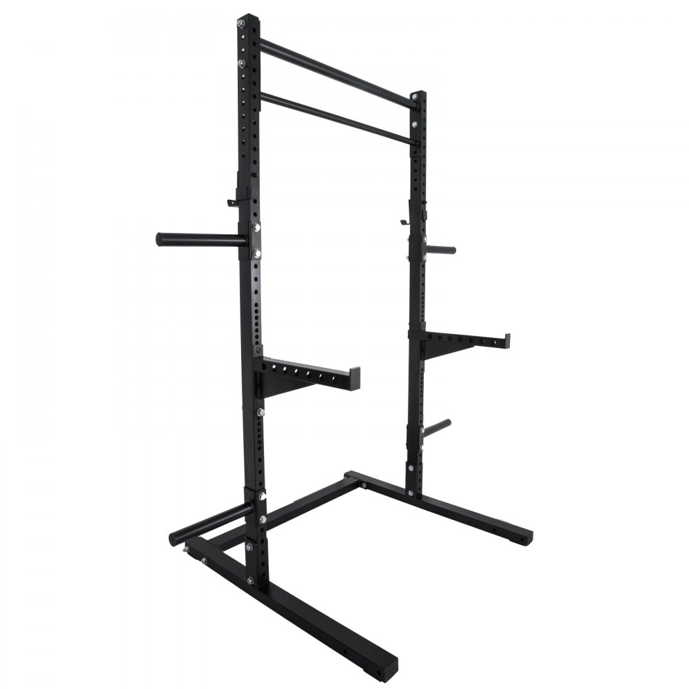 Power Rack Weight lifting Deep Squat Stand Strength Fitness Pull Up Press Cage