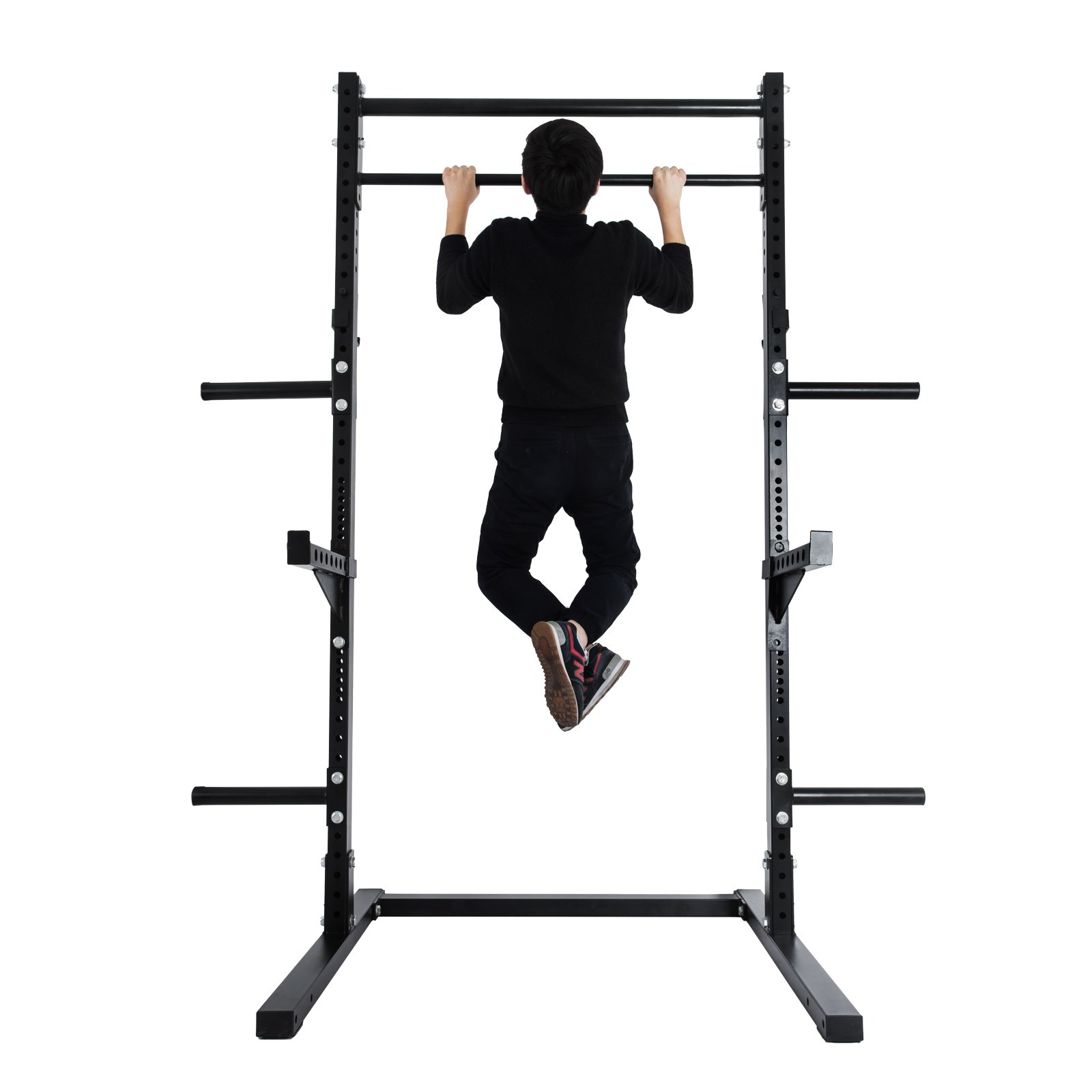 Power Rack Weight lifting Deep Squat Stand Strength Fitness Pull Up Press Cage