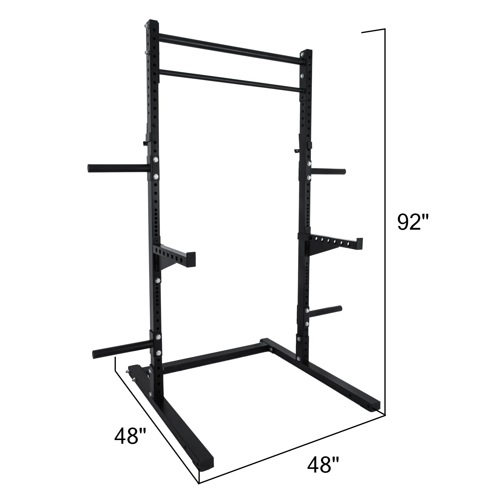Power Rack Weight lifting Deep Squat Stand Strength Fitness Pull Up Press Cage