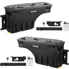 VEVOR Truck Bed Storage Tool Box 2019-20 Chevrolet Silverado 1500 Left+Right