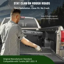 VEVOR Truck Bed Storage Tool Box Lockable for Tundra 2007-2021 Left and Right
