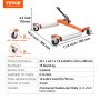 VEVOR Ratcheting Wheel Dolly 1360 kg Auto Truck Vehicle Moving Lift Jack 2 Pack