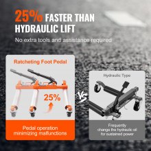 VEVOR Ratcheting Wheel Dolly 1360 kg Auto Truck Vehicle Moving Lift Jack 2 Pack