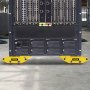 VEVOR Industrial Machinery Mover, 4PCS, 6T/13200lbs Machinery Moving Skate with 360°Rotation Cap and 4 Rollers & PU Wheels, Heavy Duty Dolly Skates for Moving Equipment