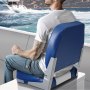 VEVOR Boat Seat Low Back Fold-Down Fishing Boat Chair with Sponge Padding 2 Pack