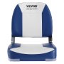 VEVOR Boat Seat Low Back Fold-Down Fishing Boat Chair with Sponge Padding 2 Pack
