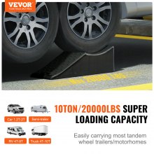 VEVOR Car Plastic Tandem Wheel Change Ramp Caravan Motor Home 20000 lbs 2-Pack
