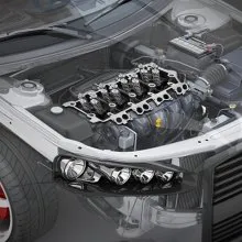 VEVOR Cylinder Head Assembled, Engine Cylinder Head Assembly Replacement 6.4L, Cast Iron Cylinder Head Fit for 08-10 Ford F250 F350 F450 F550