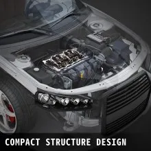 VEVOR Cylinder Head Assembled, Engine Cylinder Head Assembly Replacement 6.4L, Cast Iron Cylinder Head Fit for 08-10 Ford F250 F350 F450 F550