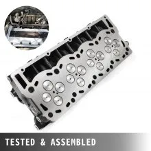 VEVOR Cylinder Head Assembled, Engine Cylinder Head Assembly Replacement 6.4L, Cast Iron Cylinder Head Fit for 08-10 Ford F250 F350 F450 F550