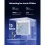 VEVOR Commercial Ice Maker Machine, 360LBS/24H Ice Making Machine with 250LBS Large Storage Bin, Auto Self-Cleaning Ice Maker Machine with Touchscreen for Bar Cafe Restaurant Business Commercial