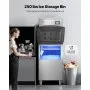 VEVOR Commercial Ice Maker Machine, 360LBS/24H Ice Making Machine with 250LBS Large Storage Bin, Auto Self-Cleaning Ice Maker Machine with Touchscreen for Bar Cafe Restaurant Business Commercial