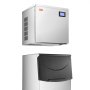 VEVOR Commercial Ice Maker Machine, 360LBS/24H Ice Making Machine with 250LBS Large Storage Bin, Auto Self-Cleaning Ice Maker Machine with Touchscreen for Bar Cafe Restaurant Business Commercial