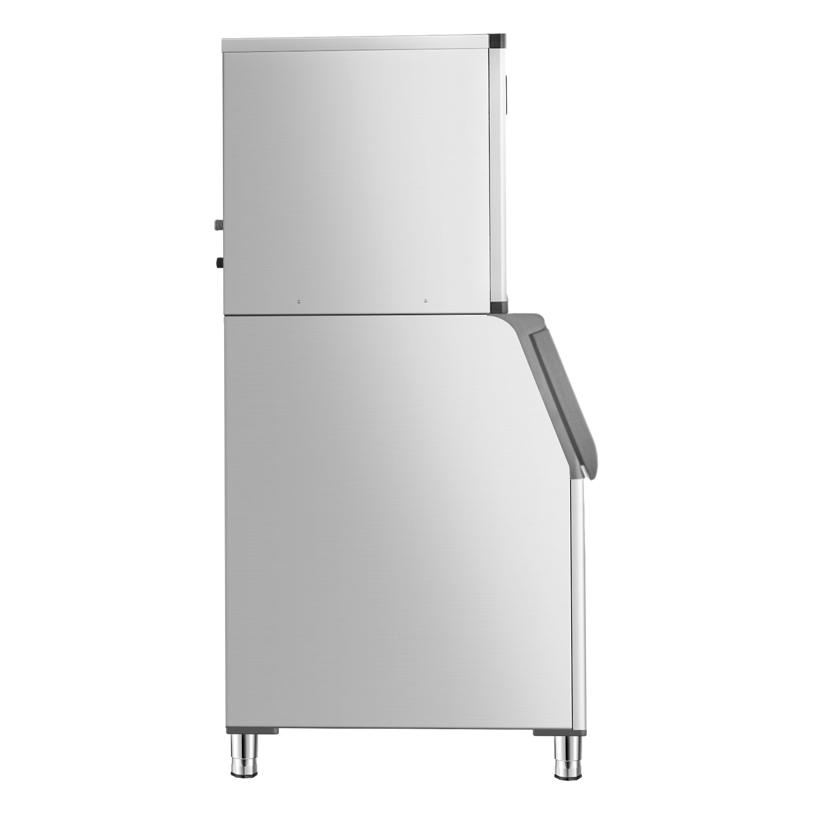 VEVOR Commercial Ice Maker Machine, 800LBS/24H Ice Making Machine with 500LBS Large Storage Bin, Auto Self-Cleaning Ice Maker Machine with Touchscreen for Bar Cafe Restaurant Business Commercial