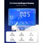VEVOR Commercial Ice Maker, 300 Lbs/Day Ice Maker Machine, 180 Lbs Large Ice Storage Bin with 20 Lbs/Min Automatic Ice Dispensing, Self-Cleaning Ice Machine with Touchscreen for Bar, Cafe, Restaurant